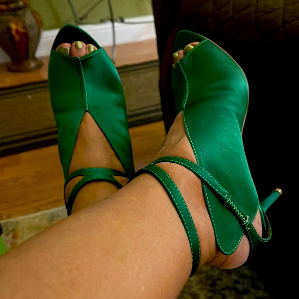 Leon Max Wave Emerald Green Shoes
